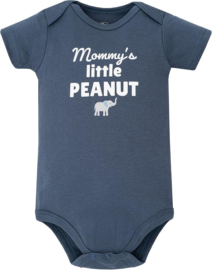 Hudson Baby Infant Boys Cotton Bodysuits 5-Pack - Image 3