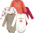 Hudson Baby baby-boys Cotton Long-sleeve Bodysuits 5-pack by HudsonBaby