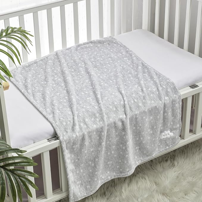 CREVENT 2Pcs 30''X40'' Cute Cozy Fluffy Warm Baby Blankets - Image 6