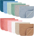 MIGIOL Muslin Burp Cloths 100% Cotton Pack of 12. Soft, Gentle & Absorbent Baby by Unknown