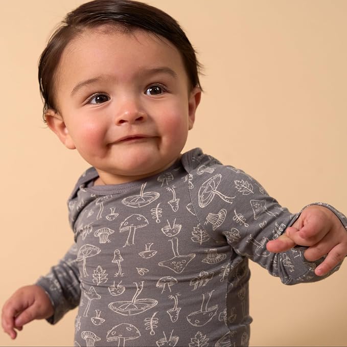 Modern Moments by Gerber Baby Viscose 4-Pack Bodysuit & Pant Set - Image 5