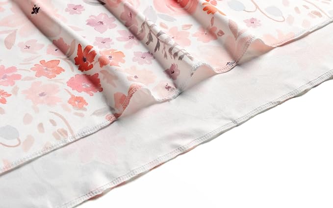 Newborn Baby Swaddle Set Headband Beanie and Name Card - Image 3