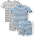 AVAUMA Stripe Pattern Baby Boys Girls Pajama Set Kids Toddler Snug fit Ribbed by AVAUMA