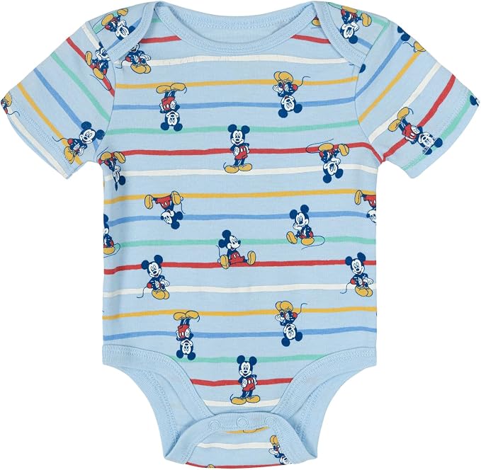 Disney Baby 5-Pack Short Sleeve Bodysuits Newborn to Infant - Image 5