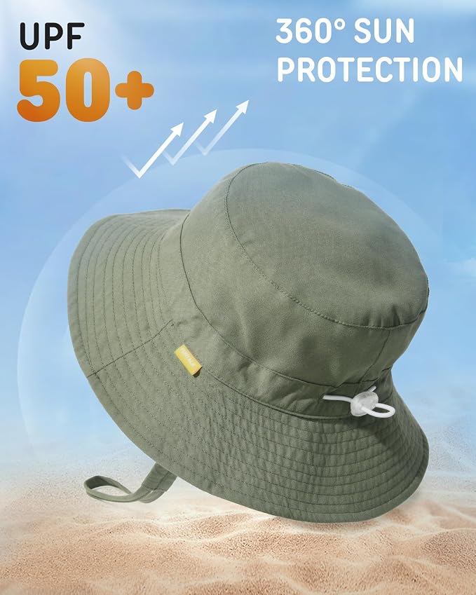 FURTALK Baby Sun Hat Toddler Boys Girls Bucket Hat - Image 2