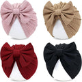 Cinaci 4 Pieces Baby Girls Turban Hats by Cinaci
