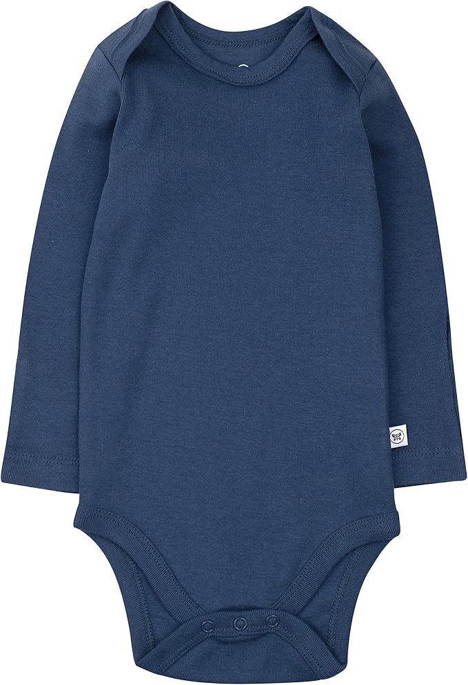 HonestBaby baby-girls 5-pack Long Sleeve Bodysuits One Piece 100% Organic Cotton - Image 6