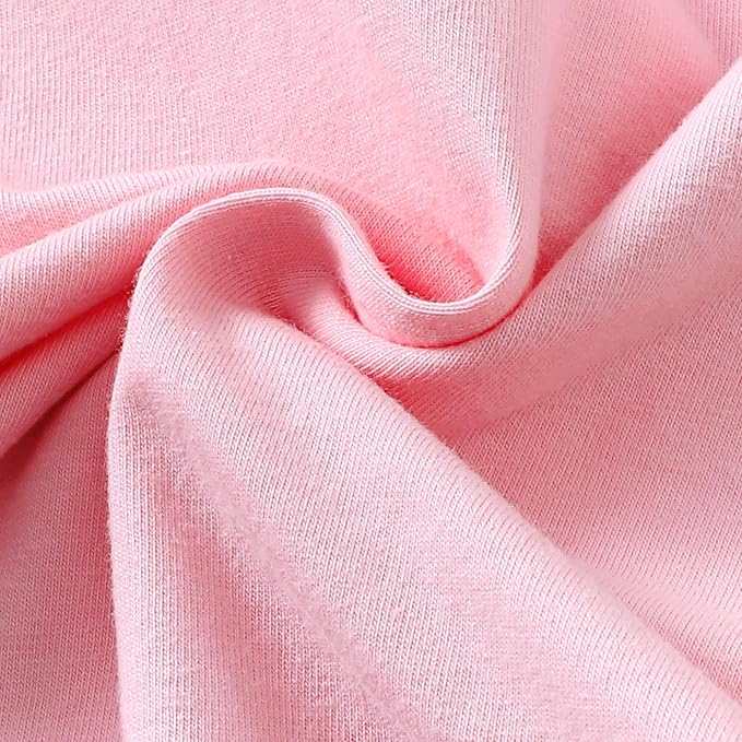 AMAWMW Newborn Baby Girl Little Sister Sleeper Gown Stripe Long Sleeve - Image 7