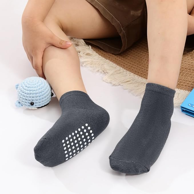 Baby Non-Slip Ankle Socks 12 Pack Soft Cotton - Image 2