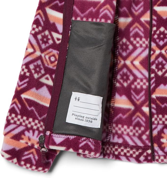 Columbia Youth Girls Benton Springs II Printed Fleece Jacket - Image 8
