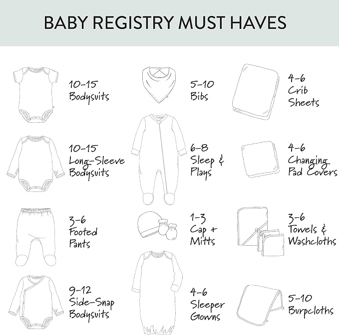 HonestBaby Baby 3-pack Long Sleeve Side-snap Kimono Bodysuits Organic Cotton - Image 6
