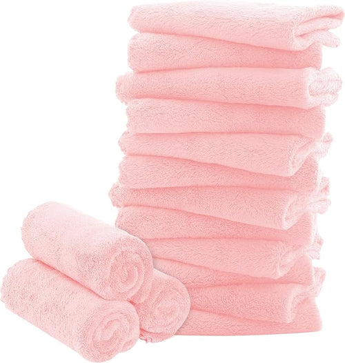 16 Pack Baby Washcloths by BAMBOOQUEEN