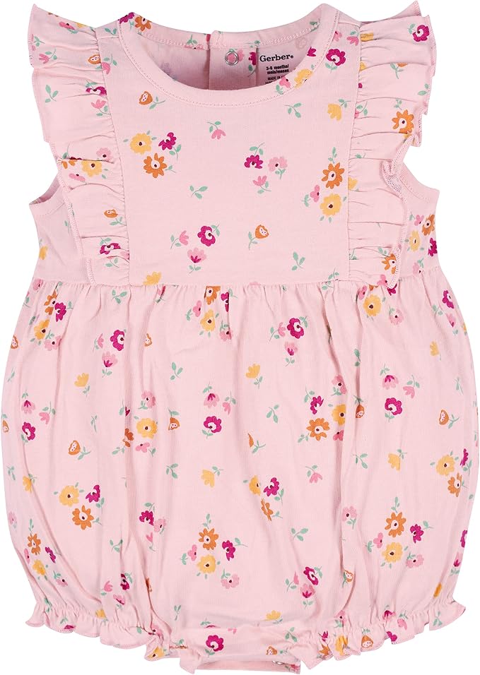 Onesies Brand Baby Girls' 3-pack Romper - Image 4
