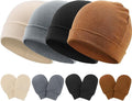 BQUBO Baby Hats and Mittens Infant Cotton Beanie Gloves No Scratch Set Newborn by DRESHOW