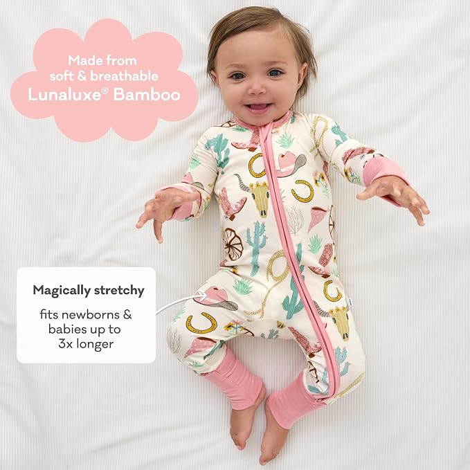 Little Sleepies Pajamas for Baby Boys & Girls, Viscose from Bamboo Baby Pajamas - Image 4