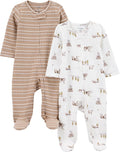 Simple Joys by Carter's Unisex Baby 2-way Zip Thermal Footed Sleep and Play by SimpleJoysbyCarters
