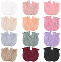 BQUBO 12 Pairs Baby Mittens Newborn Infant Mittens No Scratch Cotton Elastic by DRESHOW