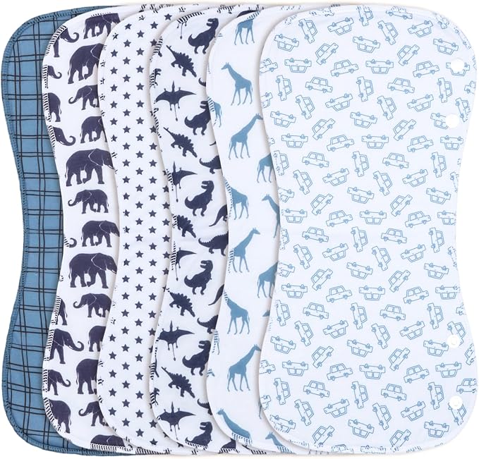 10-Pack Burp Cloths for Baby Boys and Girls - Image 8
