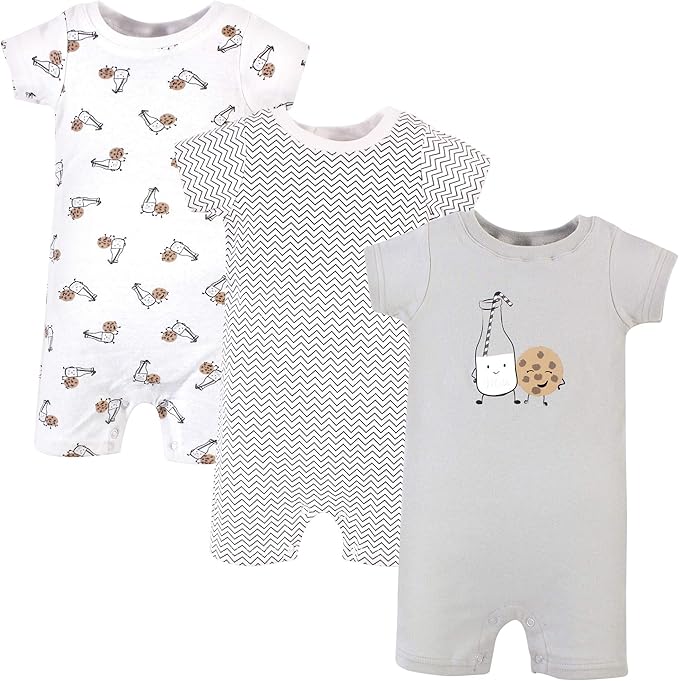 Hudson Baby Unisex Cotton Rompers by HudsonBaby