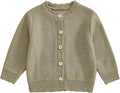 Baby Girl Cardigan Long Sleeve Button Up Sweater Toddler Girl Fall Outfits by Faithtur