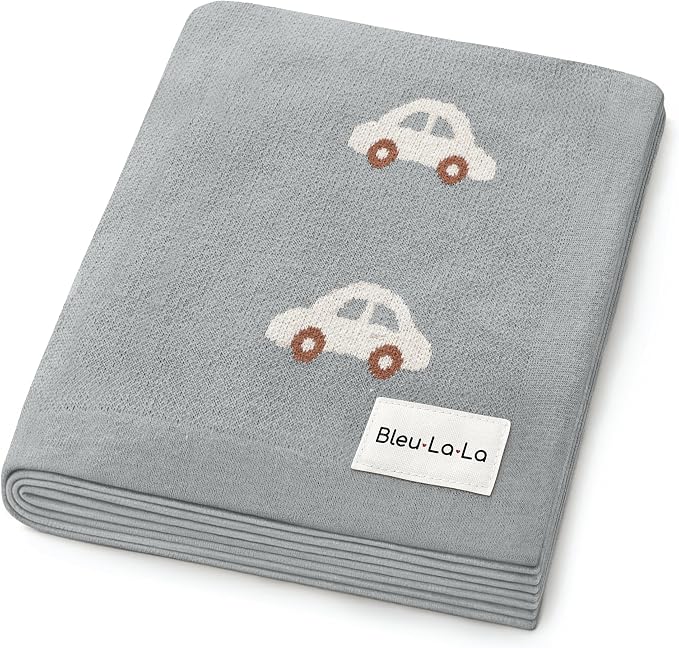 Baby Swaddle Blanket for Boys by BleuLaLa