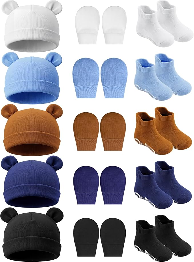 Geyoga Newborn Baby Hat Set by Geyoga