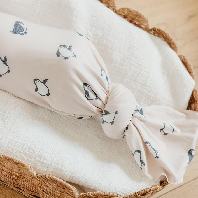Copper Pearl Swaddle Blankets for Newborns | Soft Stretchy Receiving Blankets - Image 5