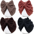 Cinaci 4 Pieces Baby Girls Turban Hats by Cinaci