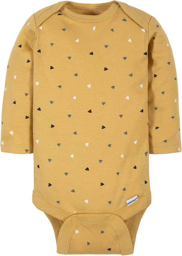 Gerber Baby Boys 6-Pack Long Sleeve Onesies Bodysuit - Image 3