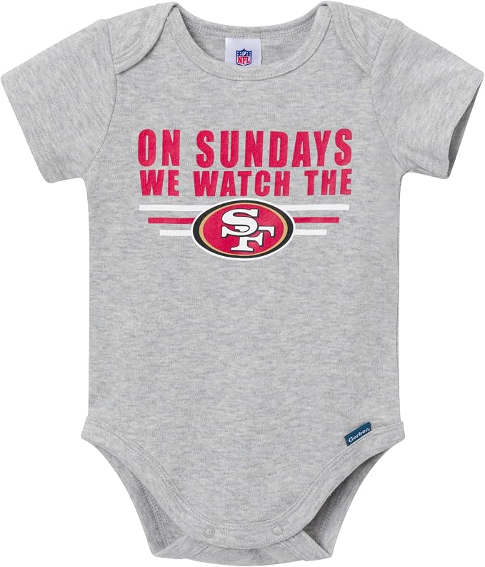 Gerber NFL Baby Boys 3-Pack Onesie Bodysuit - Image 4