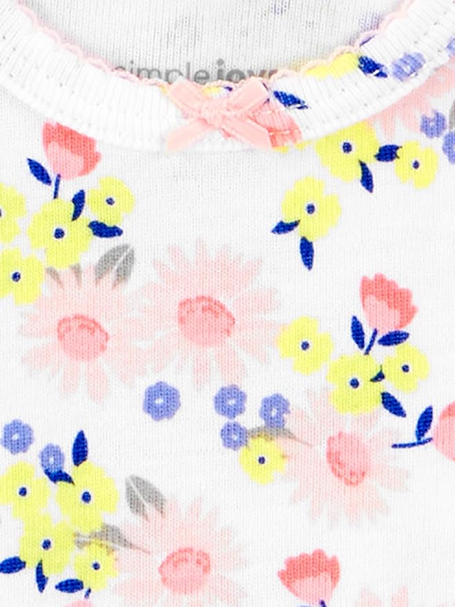 Simple Joys by Carter's Baby Girls 6 Pack Short Sleeve Bodysuit - Image 7