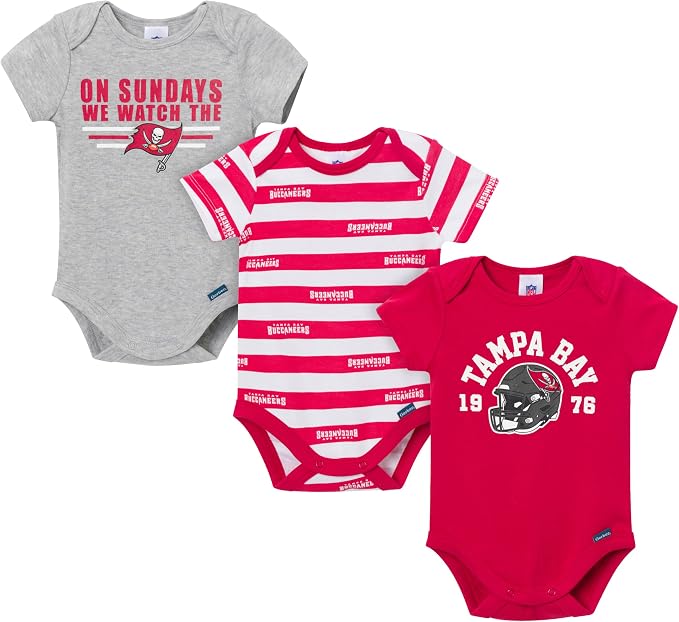 Gerber NFL Baby Boys 3-Pack Onesie Bodysuit by Gerber