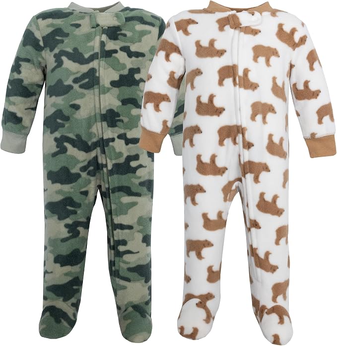 Hudson Baby Unisex Baby Fleece Sleep and Play by HudsonBaby