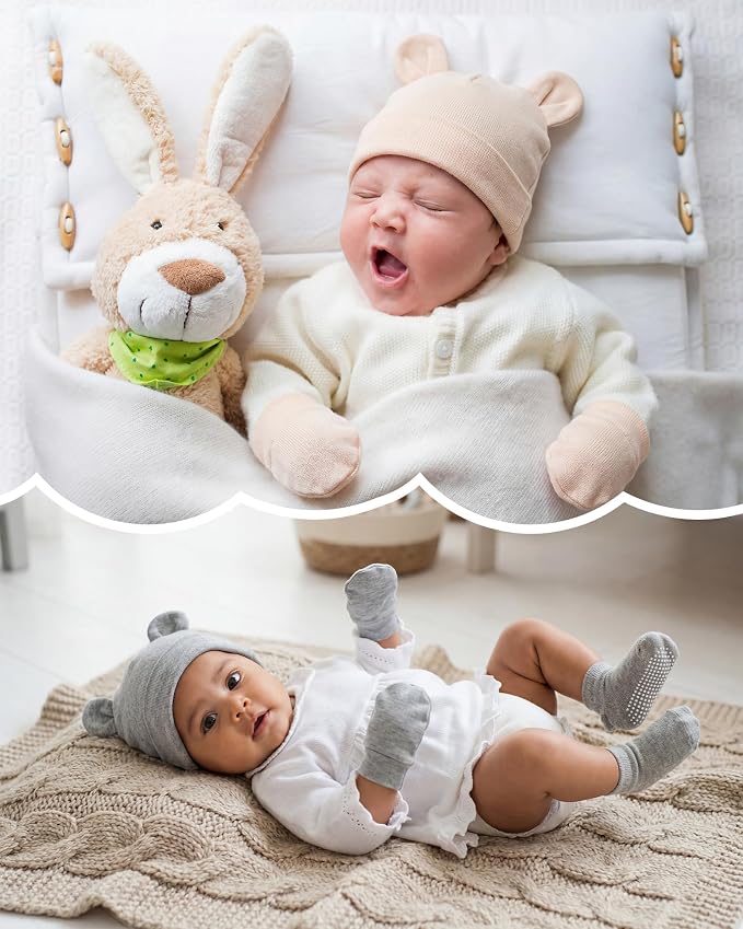 Geyoga Newborn Baby Hat Set - Image 7