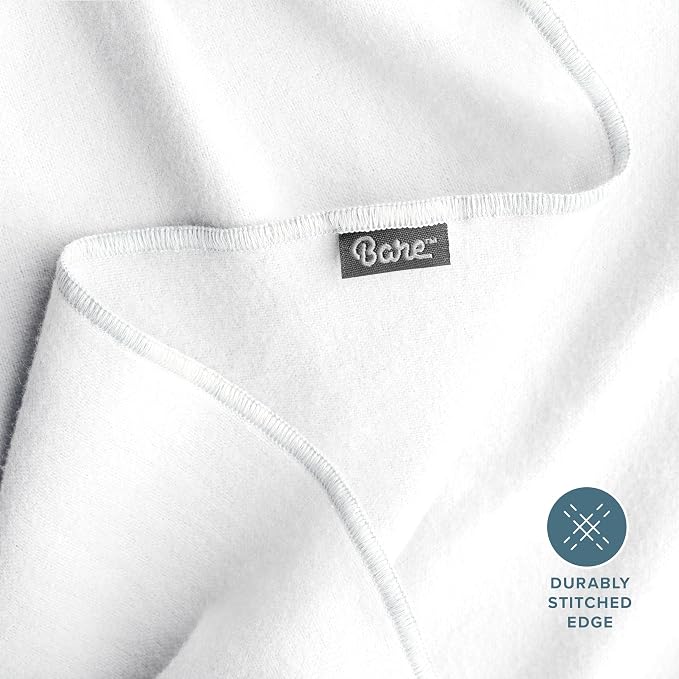 Bare Home Flannel Receiving Blanket, Premium 100% Cotton Flannel Blanket 6-Pack - Image 5
