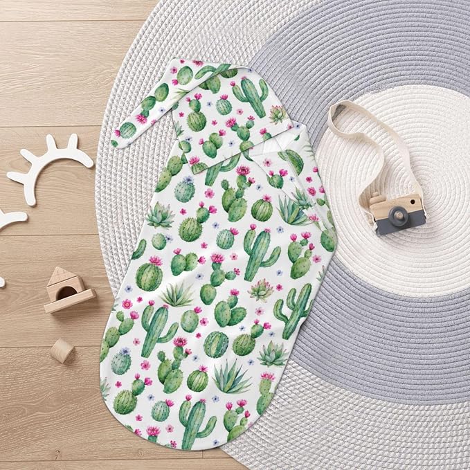 Cactus Swaddle Blankets Soft Receiving Blanket Baby Swaddle Wrap - Image 7