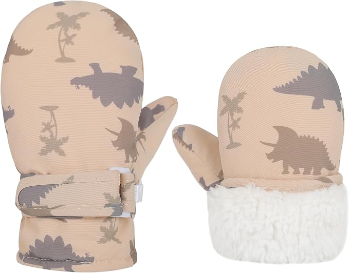 Toddler Gloves Kids Mittens Winter Warm Lined Fleece Gloves Waterproof Snow - Image 3
