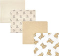 Hudson Baby Unisex Baby Cotton Poly Flannel Receiving Blankets, Teddy Bears by HudsonBaby