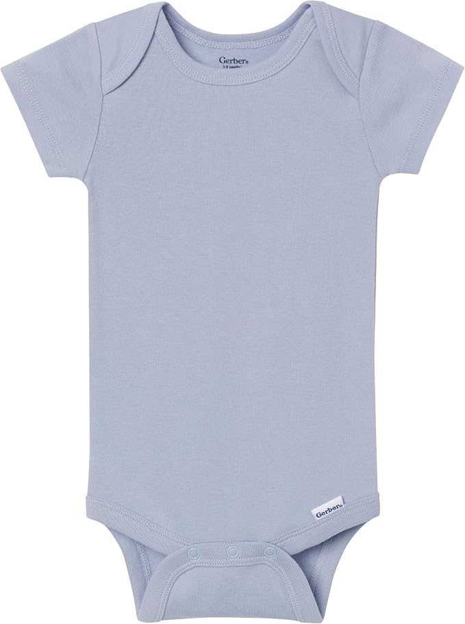 Gerber Baby Boys & Girls 5-Pack Solid Onesies Bodysuits - Image 2