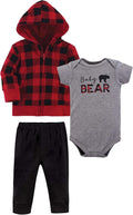 Little Treasure Baby Hoodie, Bodysuit Or Tee Top, and Pant Set by Little+Treasure