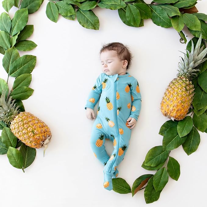 KYTE BABY Infant and Toddler Dual Zipper Footie, Ultra-Soft Rayon Made From - Image 4