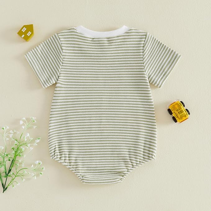Newborn Baby Boy Girl Summer Clothes Funny Print Sweatshirt Romper Oversized - Image 8