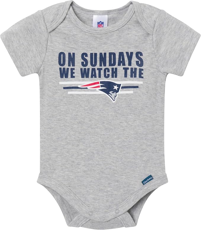 Gerber NFL Baby Boys 3-Pack Onesie Bodysuit - Image 4