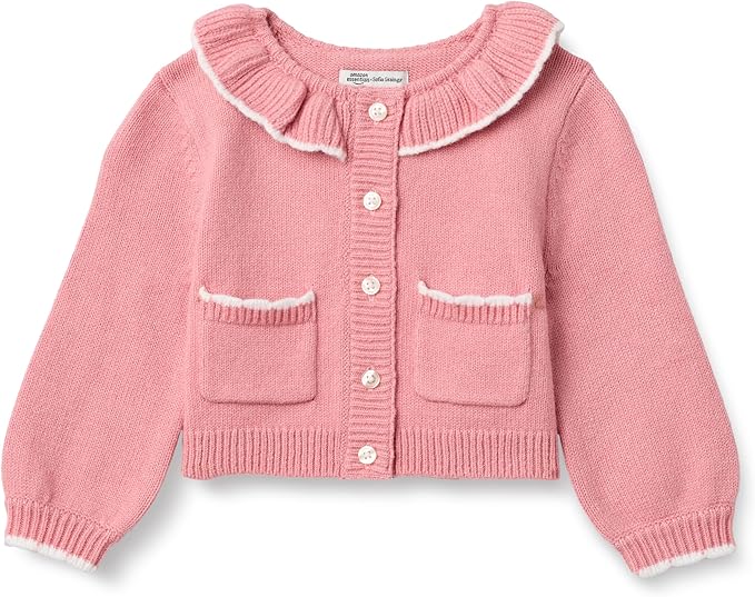 Amazon Essentials x Sofia Grainge Baby Girls' Cardigan Sweater by AmazonEssentials