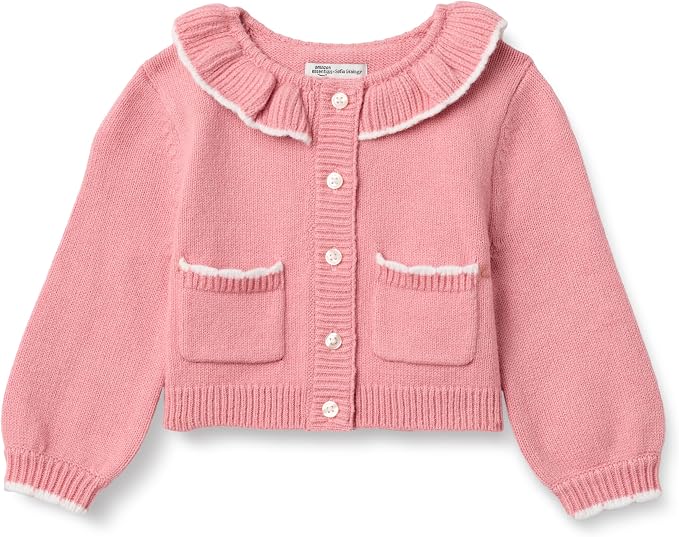 Amazon Essentials x Sofia Grainge Baby Girls' Cardigan Sweater by AmazonEssentials