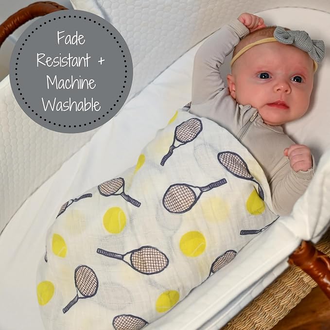 LollyBanks Baby Swaddle Blankets, 100% Organic Cotton Muslin Baby Blanket | 47" - Image 4