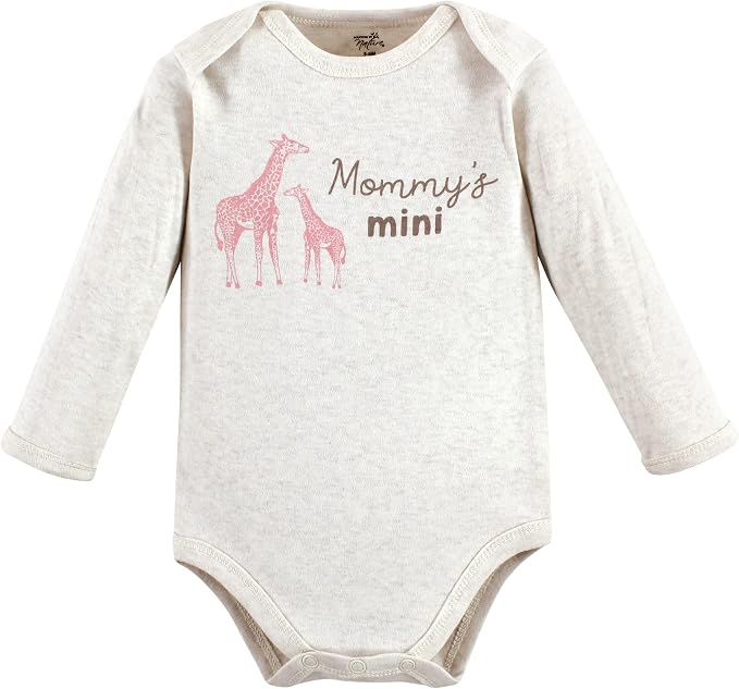 Touched by Nature Unisex Baby Organic Cotton Long-Sleeve Bodysuits - Image 3
