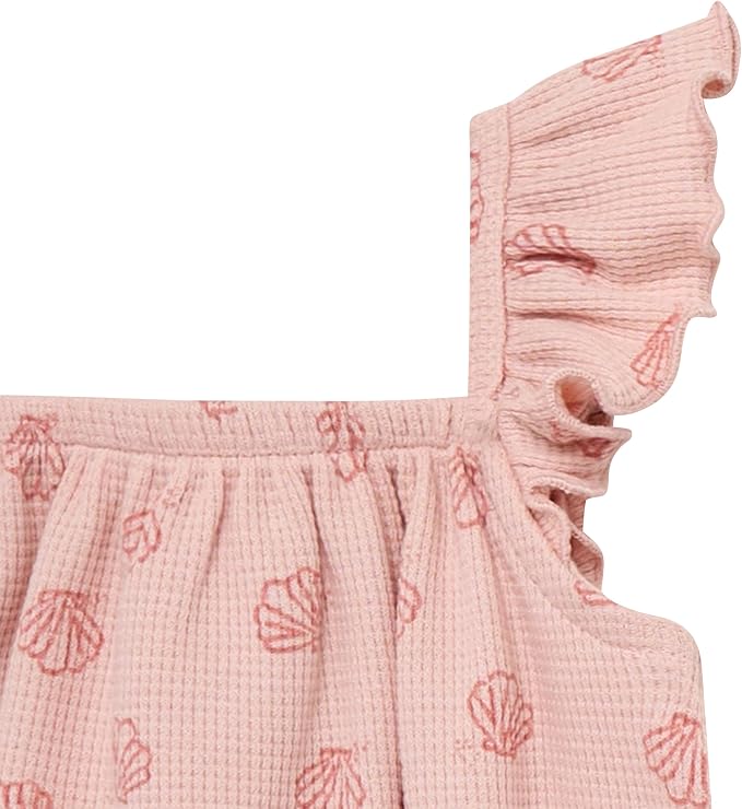 Modern Moments by Gerber Baby Girls' Mini Flutter Sleeve Bubble Romper - Image 4