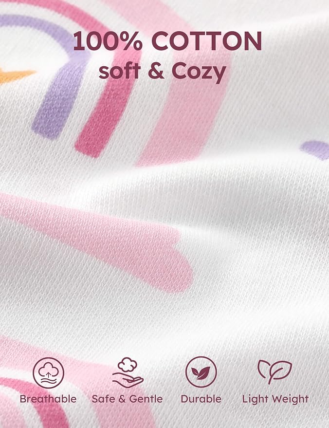 Unnivoll Baby Sleepers 100% Cotton Baby Pajamas Baby Boys Girls Clothes | - Image 6