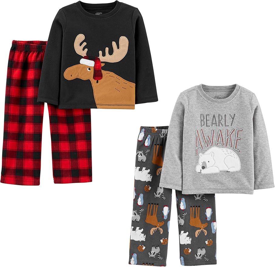 Simple Joys by Carter's Boys 4 piece Pajama Set by SimpleJoysbyCarters
